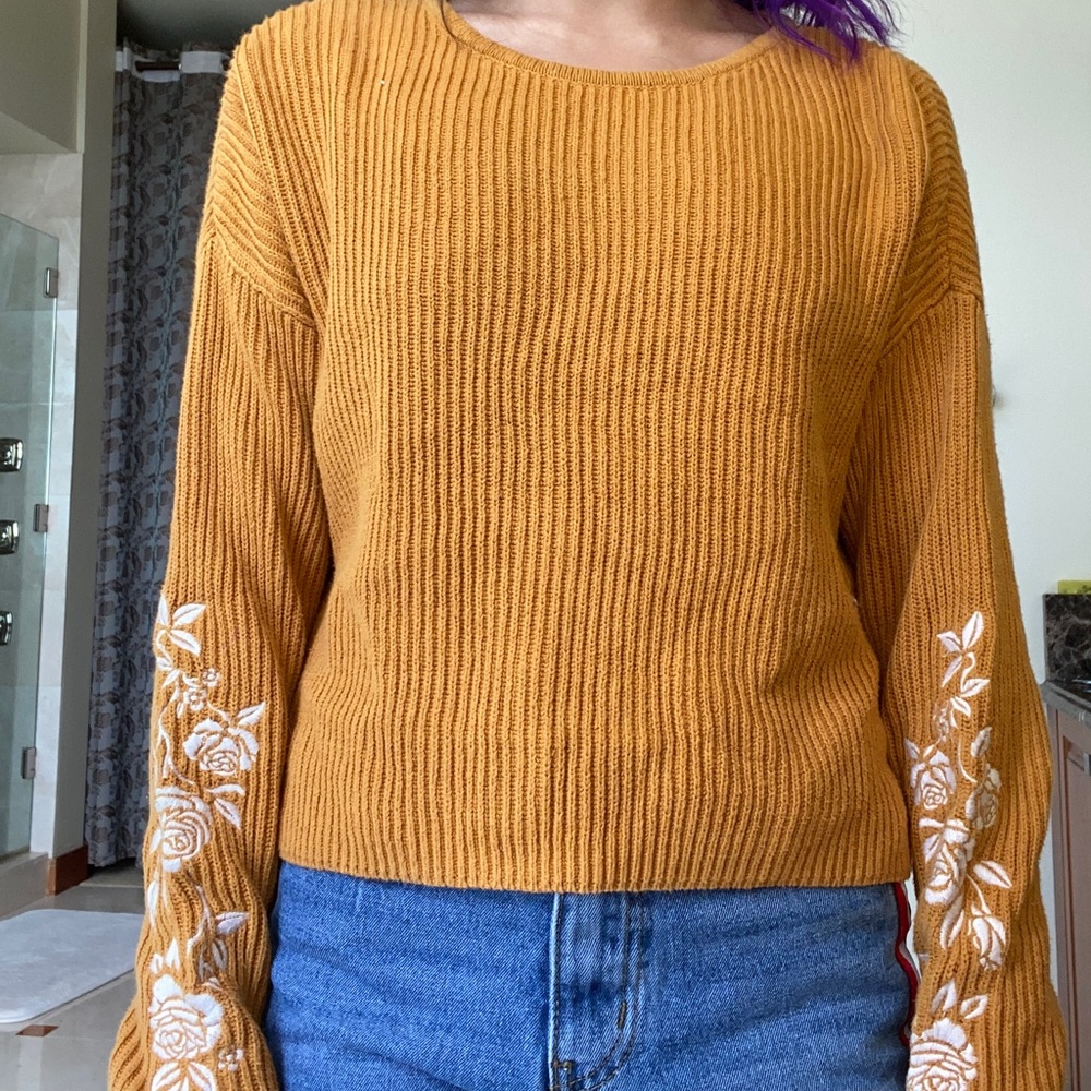 Pacsun/ LA Hearts Embroidered Sweater